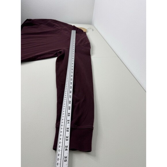 Wrangler Riggs Workwear Crew Neck Maroon Long Sleeve Work Shirt Mens Size LT - Picture 9 of 11